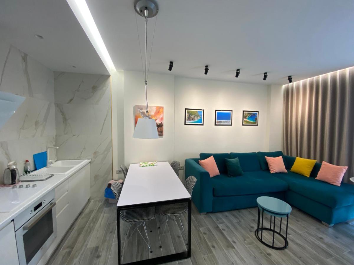 Luxury Seaview Vlora Flat Free Parking Leilighet Eksteriør bilde