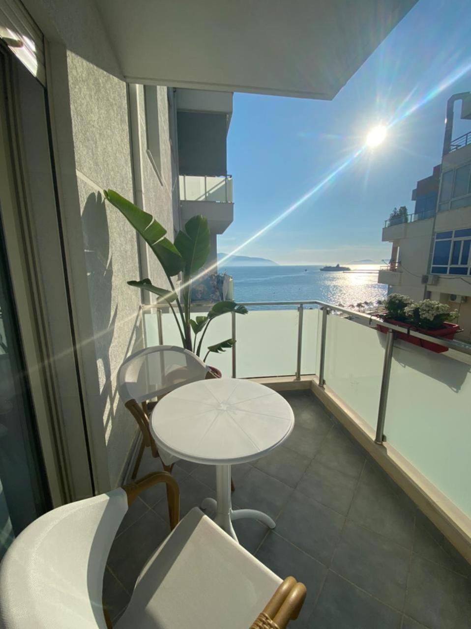 Luxury Seaview Vlora Flat Free Parking Leilighet Rom bilde